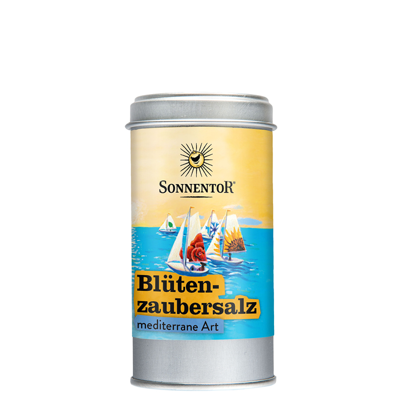Mediterranes Blütenzaubersalz Streudose 90g