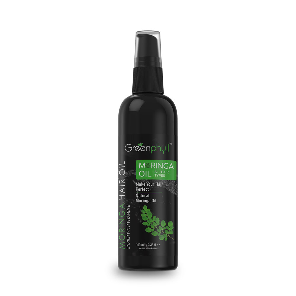 Stärkendes und belebendes Moringa-Haaröl von Greenphyll - 100ml