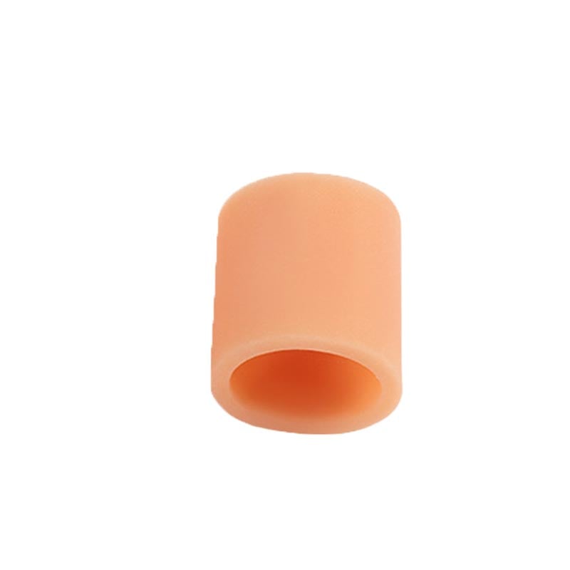 2 Stück Zehenschutz aus weichem Silikon Gel - geeignet bei Hühneraugen oder Hammerzehen - Rosa (3 cm x 3.5 cm) für große Zehen