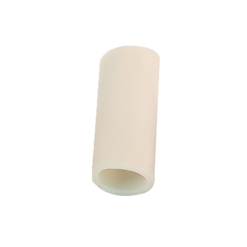 2 Stück Zehenschutz aus weichem Silikon Gel - geeignet bei Hühneraugen oder Hammerzehen - Weiss (5 cm x 2.5 cm) für mittlere Zehen