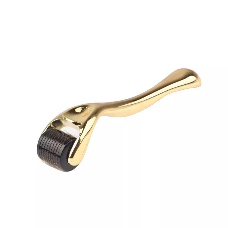 Image of Derma Roller Mikro Nadelroller (Handgriff in Gold) - 0.25mm