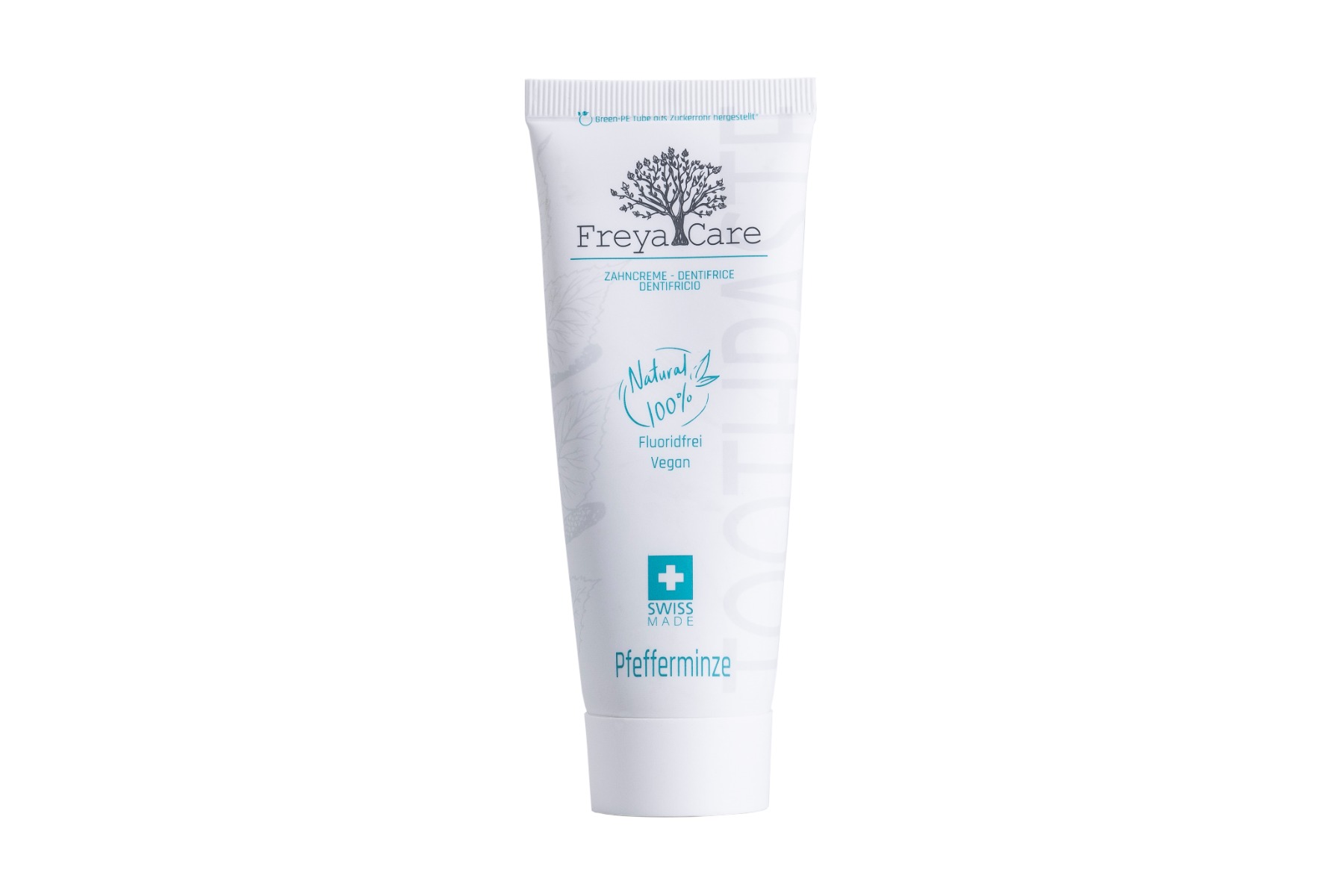 Freya Care Zahncreme - die Zahnpasta aus 100% natürlichen Inhaltsstoffen - ohne Fluoride