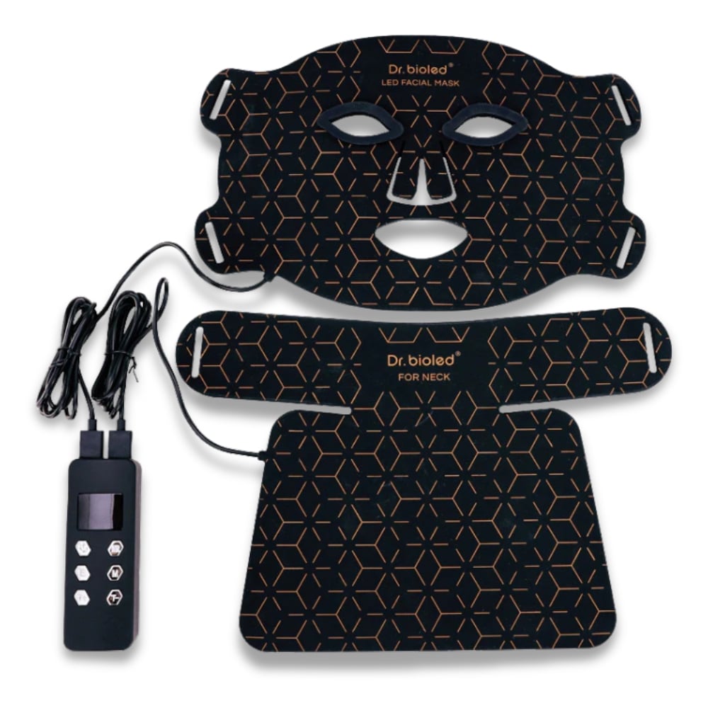 Photonenlicht Gesichtsmaske für Gesicht, Hals und Dekolleté