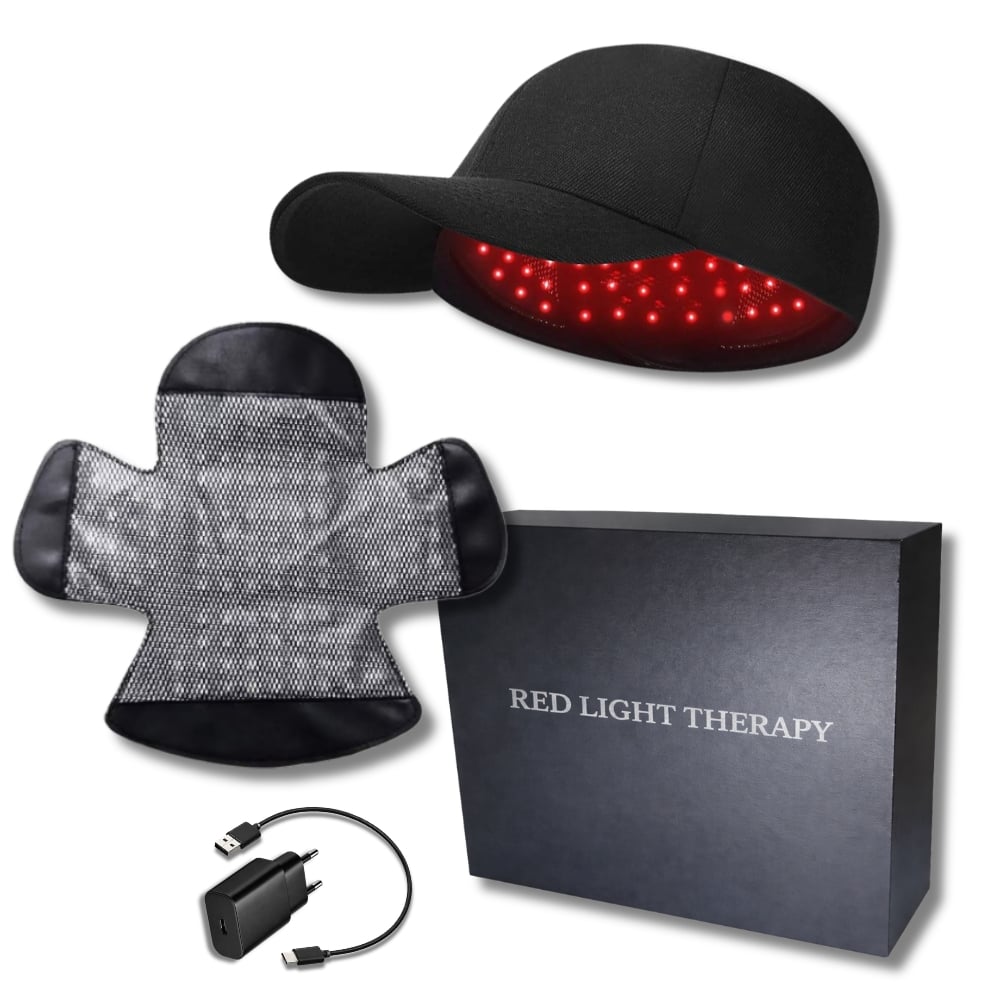 Rotlicht-Haarkappe Modell 1 - Photonenanwendung 460nm, 660nm, 850nm mit Akku