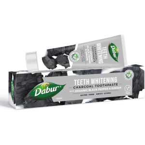 Dabur Herbal Aktivkohle Zahncreme - für schöne weisse Zähne Dabur Herbal Aktivkohle Zahncreme - für schöne weisse Zähne