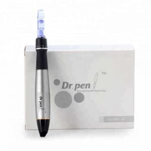 Mikro-Nadel Dermapen von Dr. Pen - inkl. 2x Einwegnadeln, akkubetr., Farbe Schwarz/Silber Mikro-Nadel Dermapen von Dr. Pen - inkl. 2x Einwegnadeln, akkubetr., Farbe Schwarz/Silber