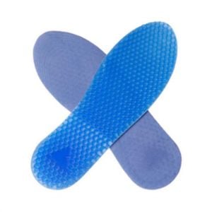 Orthopädische Einlegesohlen aus Silikongel im Waben-Design - stossdämpfend und stützend Orthopädische Einlegesohlen aus Silikongel im Waben-Design - stossdämpfend und stützend
