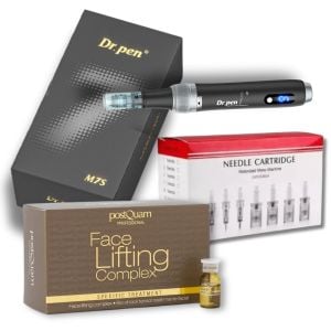 Dr. Pen Dermapen M7s - 25er Box Einwegnadeln - Face Lifting Complex Hautserum - Microneedling Set Dr. Pen Dermapen M7s - 25er Box Einwegnadeln - Face Lifting Complex Hautserum - Microneedling Set