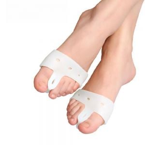 Zehenspreizer aus Silikon, für grosser Zeh - lindert Fussschmerzen aufgrund eines Hallux Valgus Zehenspreizer aus Silikon, für grosser Zeh - lindert Fussschmerzen aufgrund eines Hallux Valgus