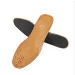 Dünne Orthese Einlegesohlen aus Leder - mit integriertem Kissen zur Stützung des Fussbogens Dünne Orthese Einlegesohlen aus Leder - mit integriertem Kissen zur Stützung des Fussbogens