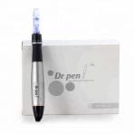Mikro-Nadel Dermapen von Dr. Pen - inkl. 2x Einwegnadeln, akkubetr., Farbe Schwarz/Silber