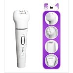 Keda 5-in-1 Körperpflegegerät – Gesichtsreinigungsbürste, Gesichtsmassagegerät, Epilierer, Rasierer und Hornhautentferner in einem Gerät Keda 5-in-1 Körperpflegegerät – Gesichtsreinigungsbürste, Gesichtsmassagegerät, Epilierer, Rasierer und Hornhautentferner in einem Gerät