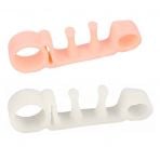 Zehenspreizer aus Silikon - zur Korrektur bei Zehenfehlstellung und Hallux Valgus in Farbe Pink oder Weiss Zehenspreizer aus Silikon - zur Korrektur bei Zehenfehlstellung und Hallux Valgus in Farbe Pink oder Weiss