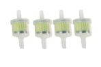 Ersatz Schlauch-Steckfilter für Professionelles Diamant Dermabrasion Gerät - 4 Stk.