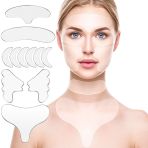 Wiederverwendbare Silikon-Pads für Gesicht, Hals und Dekolleté - gegen Falten
