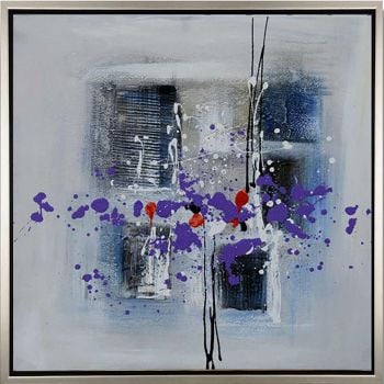 What’s that ? - Abstrakt Handgemaltes Ölgemälde