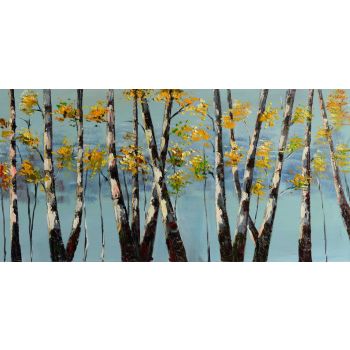 Birch Trees - Landschaften Handgemaltes Ölgemälde Birch Trees - Landschaften Handgemaltes Ölgemälde