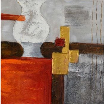 Vase - Abstrakt Handgemaltes Ölgemälde Vase - Abstrakt Handgemaltes Ölgemälde