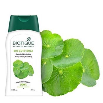 Biotique Bio Gotu Kola Körperlotion - für rissige Haut, bei Dehungsstreifen 200 ml Biotique Bio Gotu Kola Körperlotion - für rissige Haut, bei Dehungsstreifen 200 ml