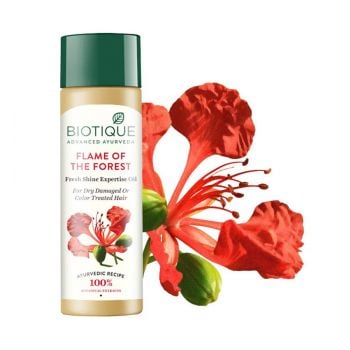 Biotique Bio Haaröl Flame Of The Forest  - pflegendes Haaröl nach Ayurveda Lehre 120 ml Biotique Bio Haaröl Flame Of The Forest  - pflegendes Haaröl nach Ayurveda Lehre 120 ml