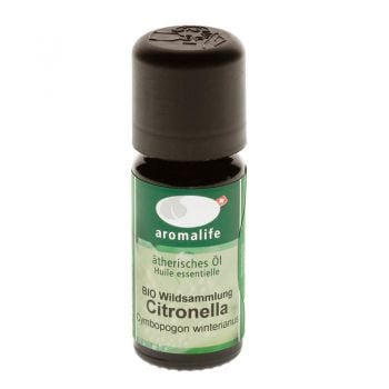 Citronella Bio ätherisches Öl 10ml Citronella Bio ätherisches Öl 10ml