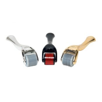 Derma Roller Mikro Nadelroller 0.25mm - 1.5mm (Handgriff in Farben Schwarz, Gold od. Silber) Derma Roller Mikro Nadelroller 0.25mm - 1.5mm (Handgriff in Farben Schwarz, Gold od. Silber)