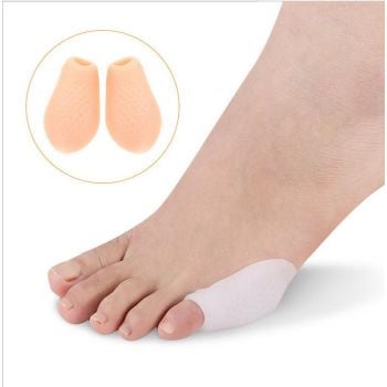 Schutzhülle aus Silikon für den kleinen Zeh – verhindert Reibung, stabilisiert die Position