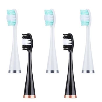 Ersatz-Bürstenköpfe für Ultraschall Zahnbürsten-Set – 5 Aufsätze Ersatz-Bürstenköpfe für Ultraschall Zahnbürsten-Set – 5 Aufsätze