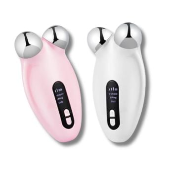 Mikrostrom Gesichts-Lifting Gerät - in Weiss oder Rosa