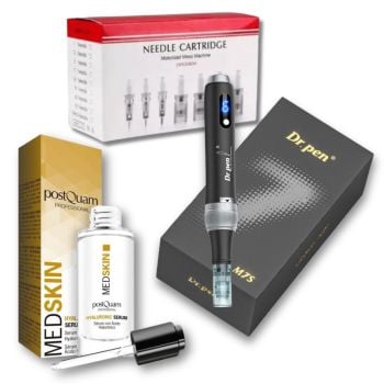Mesotherapie Set mit Dr. Pen Dermapen M7s – Hyaluron Hautserum und 25er-Box 16 Pin Einwegnadeln