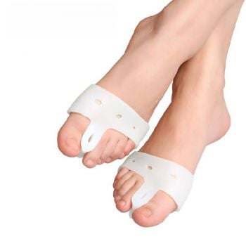 Zehenspreizer aus Silikon, für grosser Zeh - lindert Fussschmerzen aufgrund eines Hallux Valgus Zehenspreizer aus Silikon, für grosser Zeh - lindert Fussschmerzen aufgrund eines Hallux Valgus