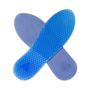 Orthopädische Einlegesohlen aus Silikongel im Waben-Design - stossdämpfend und stützend