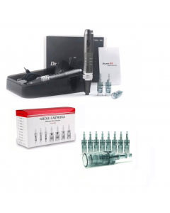 Set: Mikro-Nadel Dermapen von Dr. Pen (mit Display) - mit 25er-Box Einwegnadeln (inkl. 2x Einwegnadeln) Set: Mikro-Nadel Dermapen von Dr. Pen (mit Display) - mit 25er-Box Einwegnadeln (inkl. 2x Einwegnadeln)