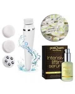 Gesichtsreinigungs- und Pflegeset mit Reinigungsbürste - inkl. Lifting Serum und Gesichtsmasken Gesichtsreinigungs- und Pflegeset mit Reinigungsbürste - inkl. Lifting Serum und Gesichtsmasken