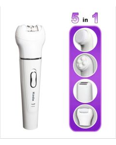 Keda 5-in-1 Körperpflegegerät – Gesichtsreinigungsbürste, Gesichtsmassagegerät, Epilierer, Rasierer und Hornhautentferner in einem Gerät Keda 5-in-1 Körperpflegegerät – Gesichtsreinigungsbürste, Gesichtsmassagegerät, Epilierer, Rasierer und Hornhautentferner in einem Gerät