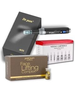 Dr. Pen Dermapen M7s - 25er Box Einwegnadeln - Face Lifting Complex Hautserum - Microneedling Set 