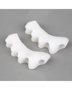 Zehenspreizer aus Silikon - Schmerzlinderung bei Hallux Valgus und Fussballen-Schmerz Zehenspreizer aus Silikon - Schmerzlinderung bei Hallux Valgus und Fussballen-Schmerz