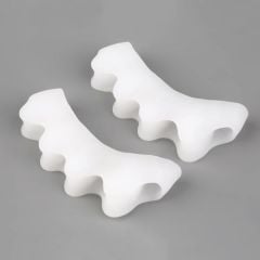 Zehenspreizer aus Silikon - Schmerzlinderung bei Hallux Valgus und Fussballen-Schmerz