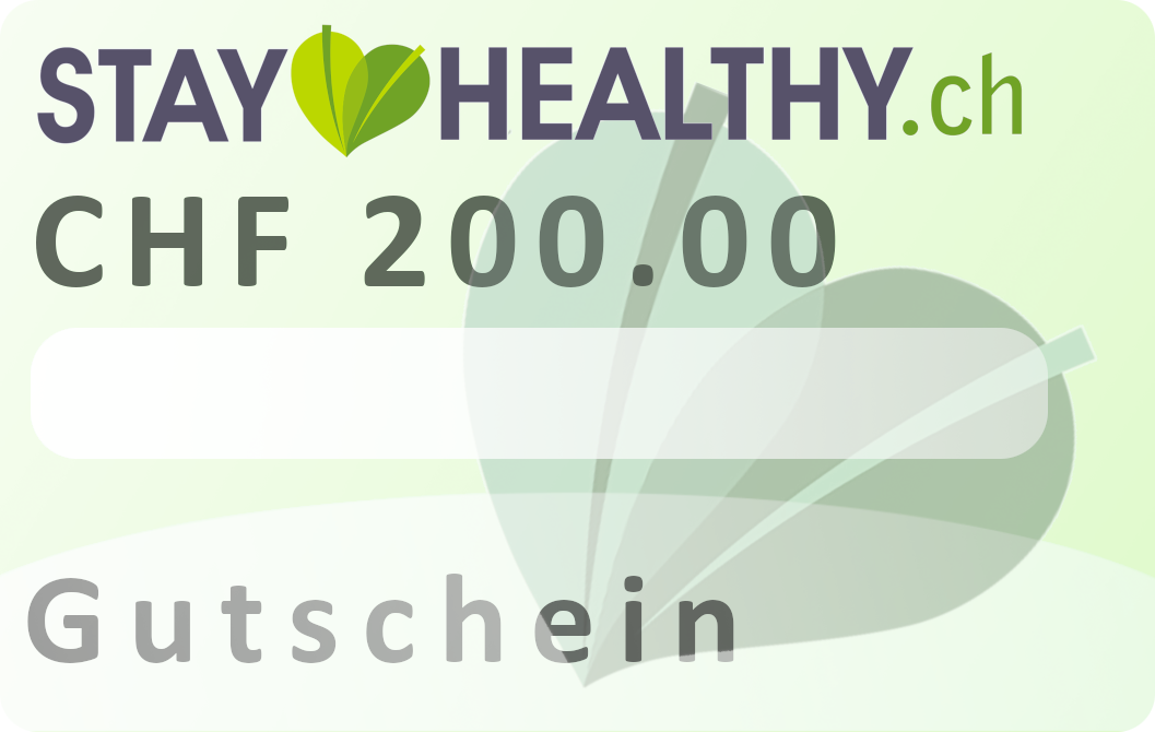 StayHealthy Geschenkgutschein - CHF 200