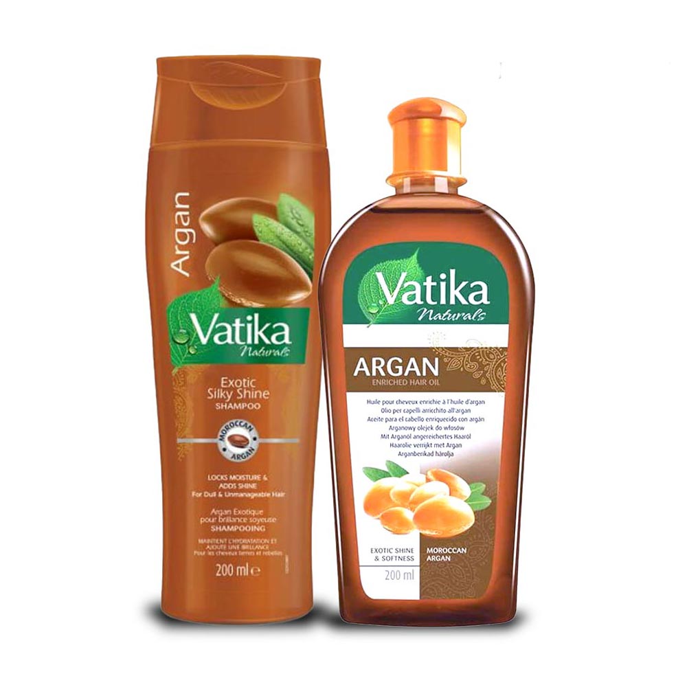 Argan Set mit Haaröl und Shampoo - intensive Pflege für Ihr Haar