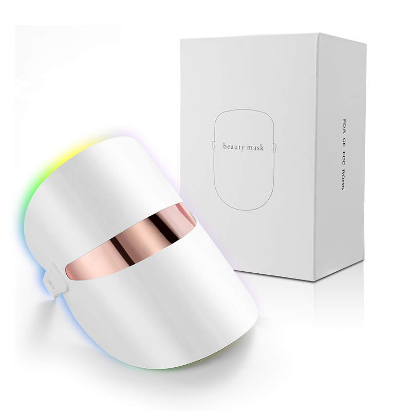 Image of 7-in-1 LED-Photonentherapie Gesichtsschild - Biowellen-Gesichtsmaske