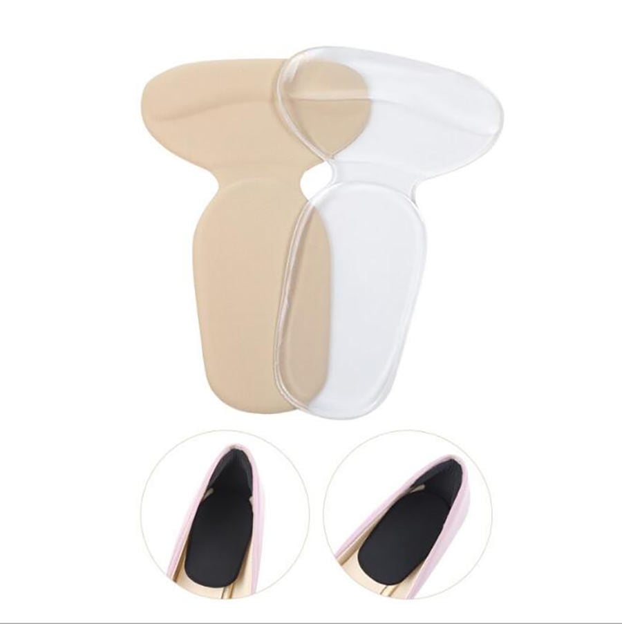 Schuh Gel Einlegesohle Fersenschutz in Farben Beige oder Transparent