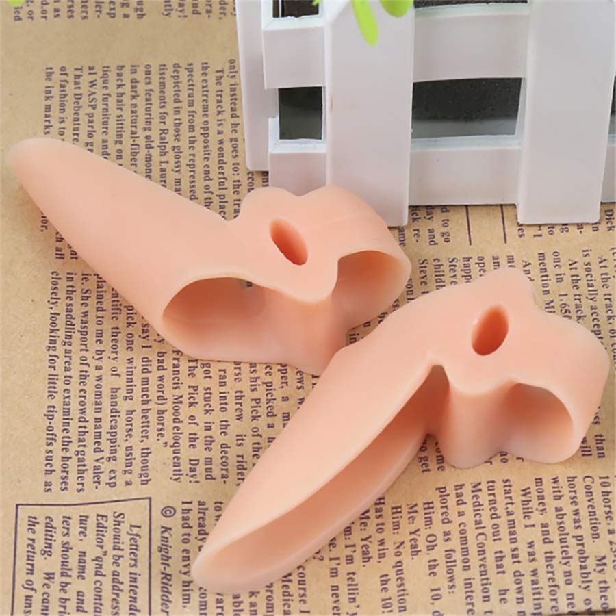 Image of Silikon Zehen Korrektor Hallux Valgus in Hautfarbe