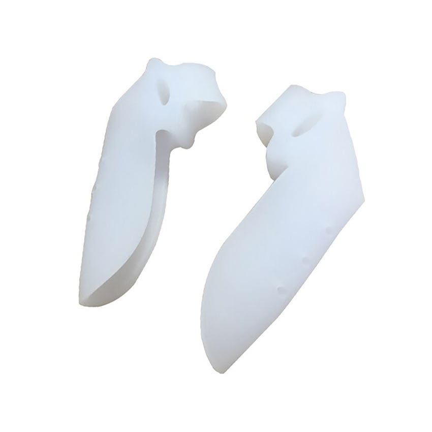 Image of Silikon Zehen Korrektor Hallux Valgus in Farbe Weiss
