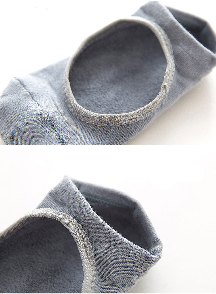 Elastische, rutschfeste Socken für Yoga, Pilates, Gymnastik, Fitnesstraining - Grau