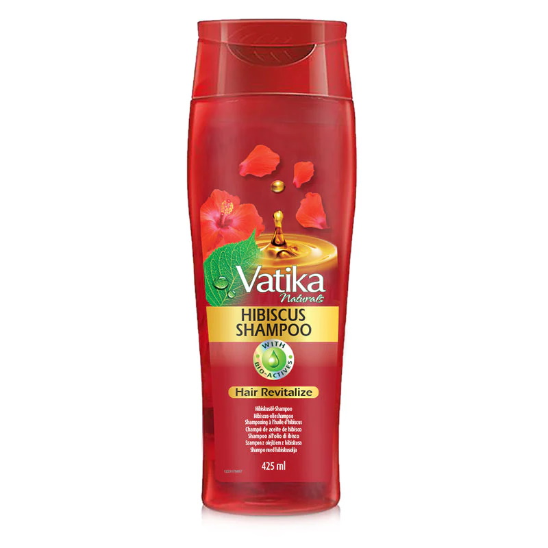 Hibiskus Shampoo von Dabur Vatika Naturals 425 ml – beseitigt Schuppen, revitalisiert das Haar