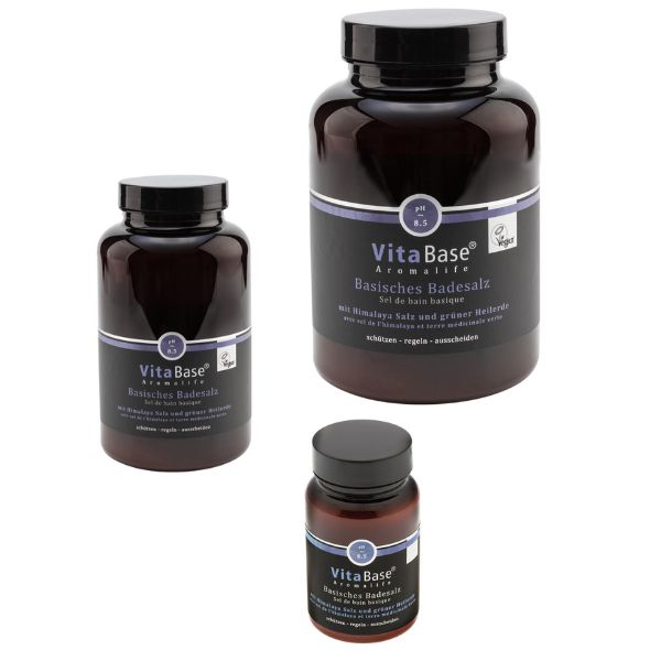 VitaBase Basisches Badesalz 120g, 500g und 1000g