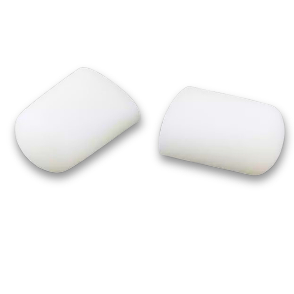 2 Stück Kappe für den grossen Zeh -  Weiss - Medium