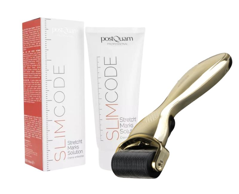 Microneedling-Set zur Hautstraffung am Körper - Gold