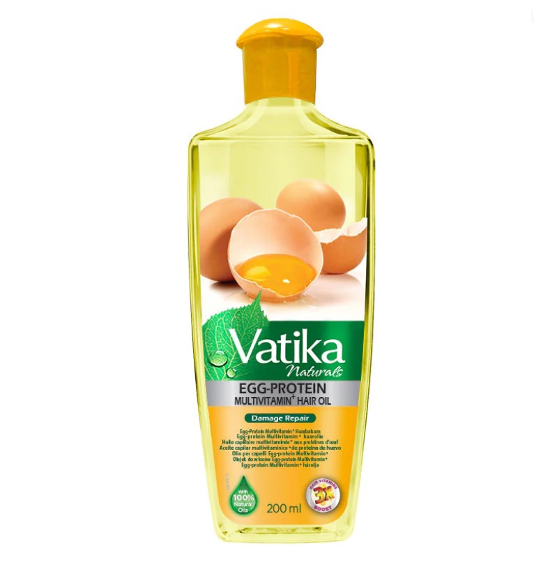 Vatika Naturals Egg Protein Haaröl - 100% natürliche Öle, Vitamine und Eiweiss